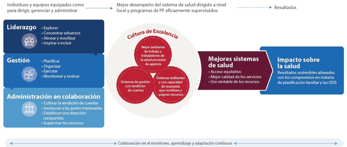 Adaptado de Management Sciences for Health’s Leading @Managing for Results Model